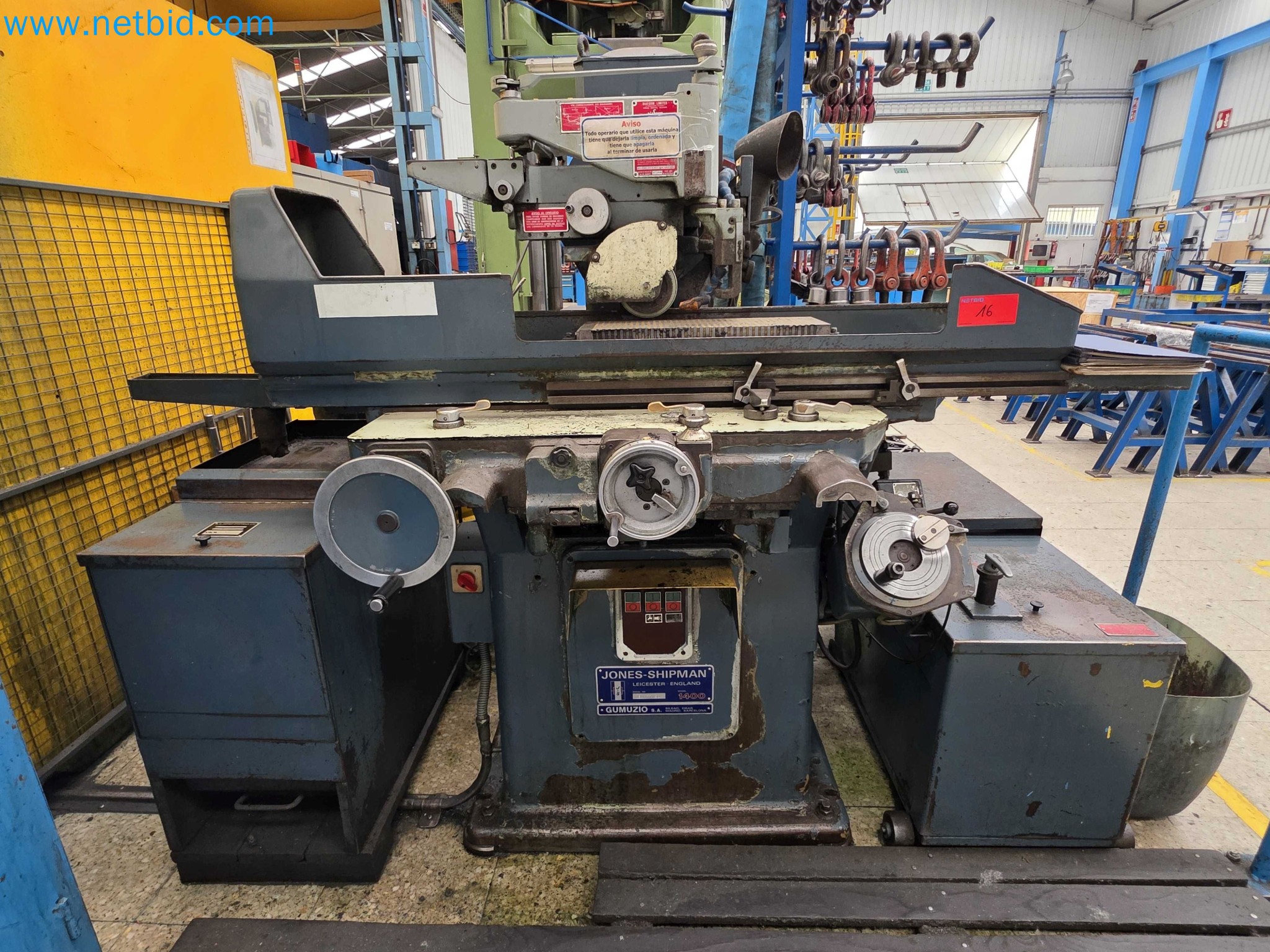 Flachschleifmaschine JONES-SHIPMAN 1400